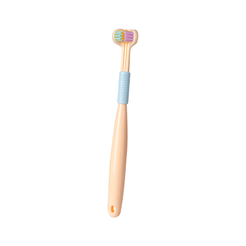 Three-sided Macaron Soft Bristle Toothbrush