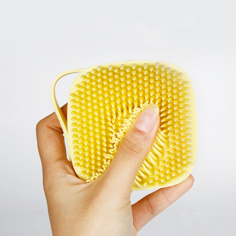 Soft Silicone Bristles Cat Dog Bath Brush