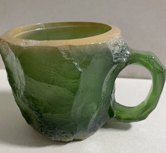 400ml Resin Mineral Crystal Coffee Mugs With Handles