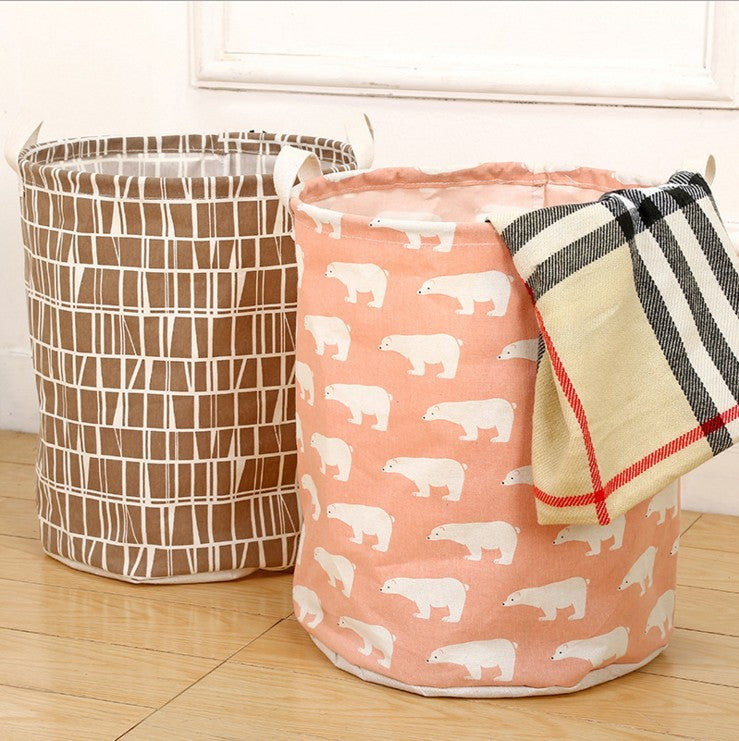 Foldable laundry basket