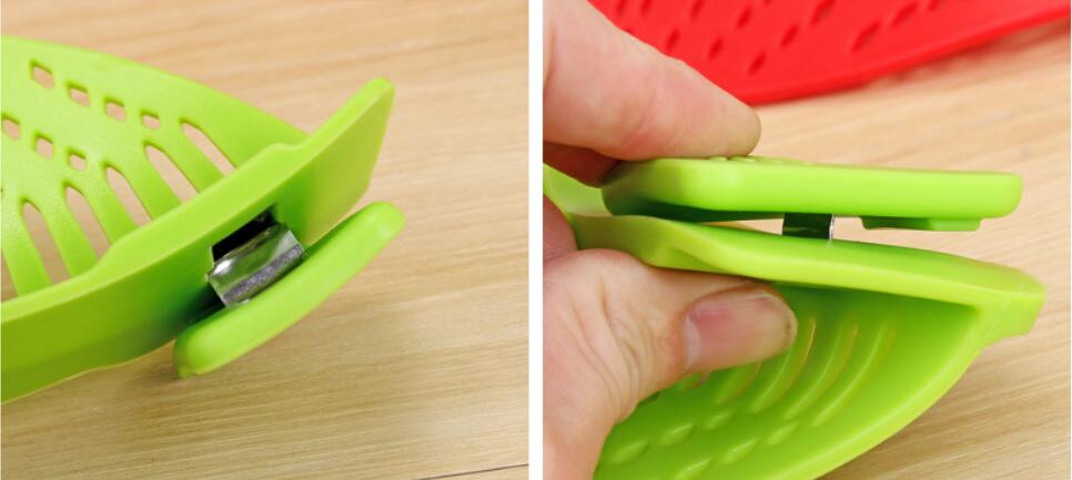 Silicone Clip-on Pot Pan Bowl Funnel