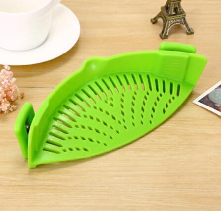 Silicone Clip-on Pot Pan Bowl Funnel