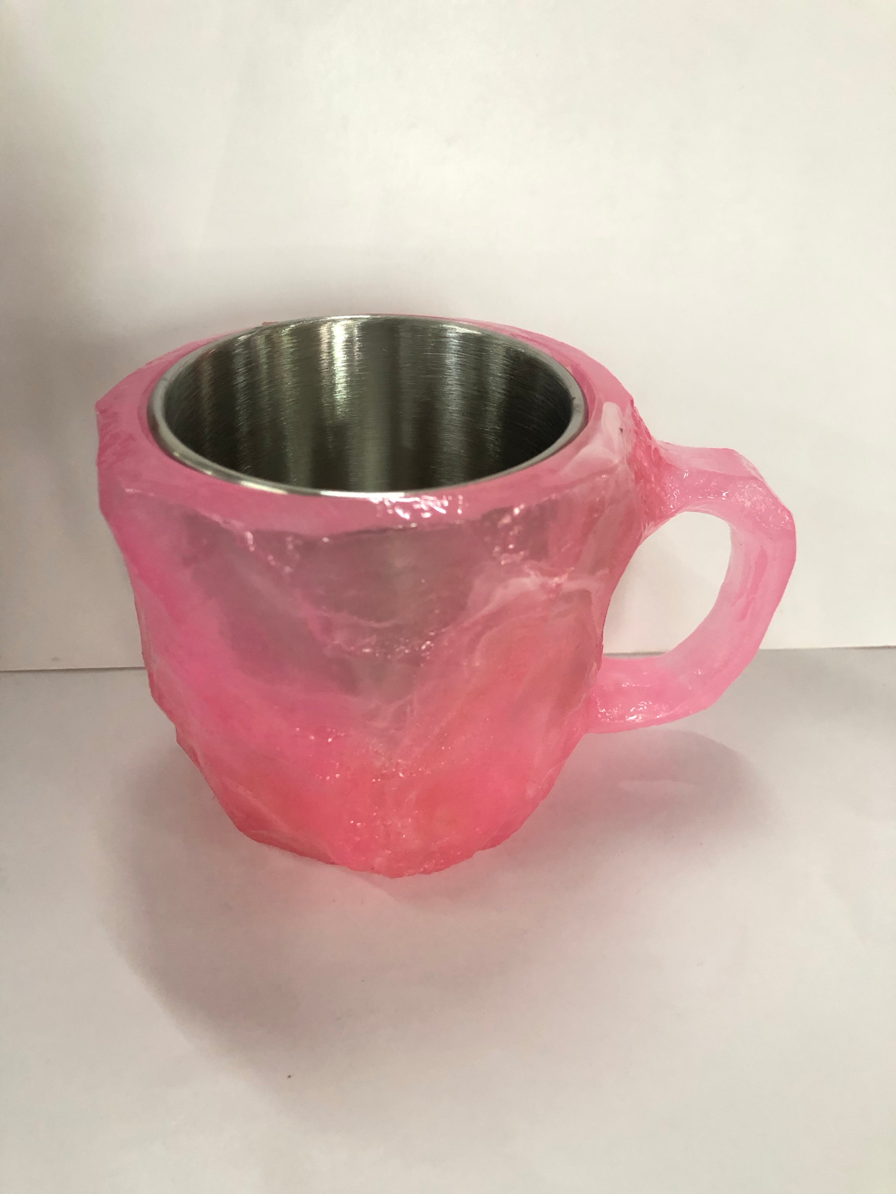 400ml Resin Mineral Crystal Coffee Mugs With Handles